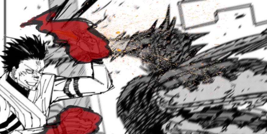 ryomen10s's tweet photo. Yeah, you’re right.. WE SHOULD JUST GET STRAIGHT TO THE POINT!

*the strongest in history clashes with the hero of hell* https://t.co/qSuNbDRmKf