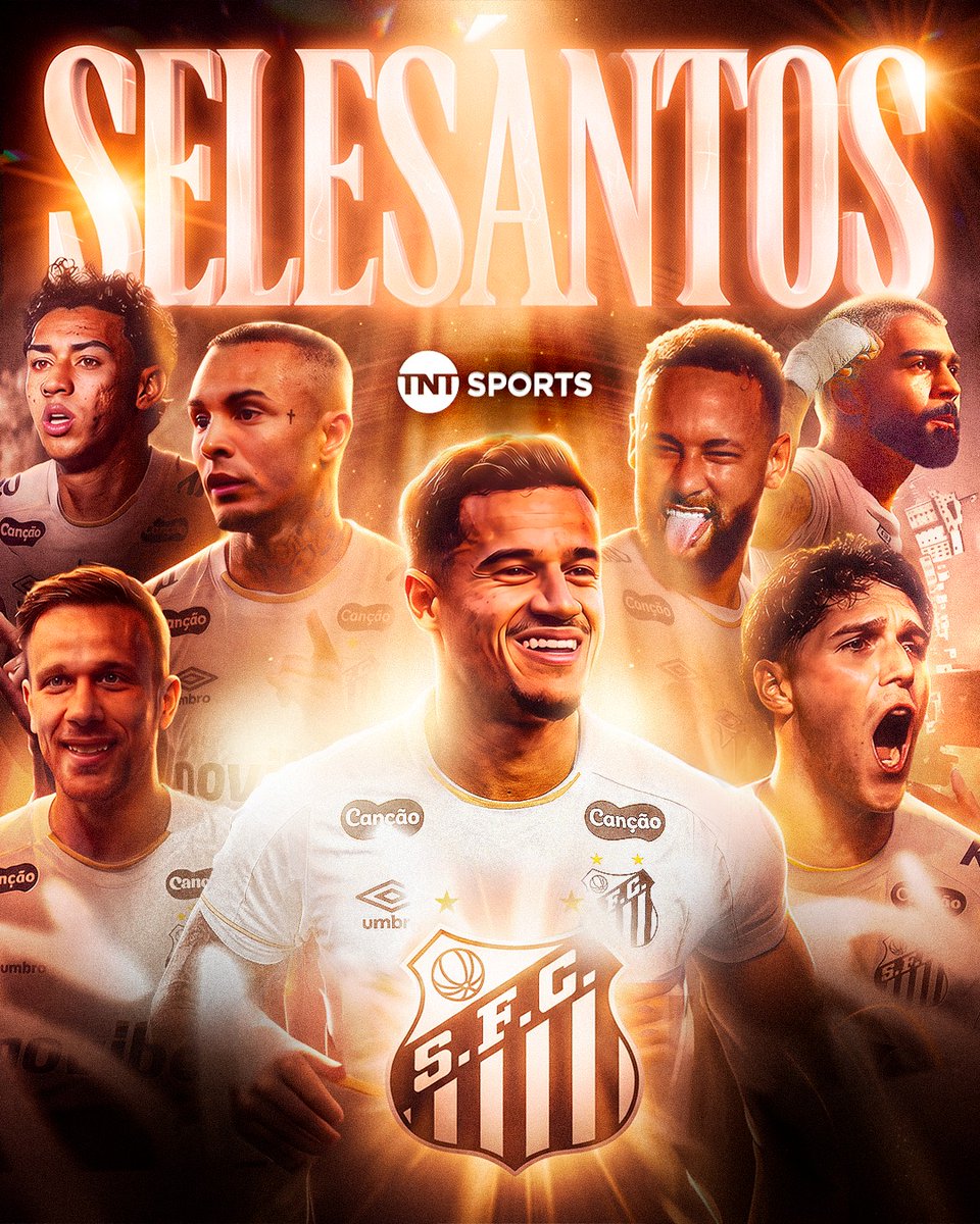 TNTSportsBR's tweet photo. SANTOS FUTEBOL CLUBE!! 🐋⚫⚪👑 O Peixe JOGOU DEMAIS e seus novos reforços JOGARAM MUITO! E ainda tem Neymar, Coutinho, Gabigol... #FBR #Brasileirão https://t.co/7On3v61wBM