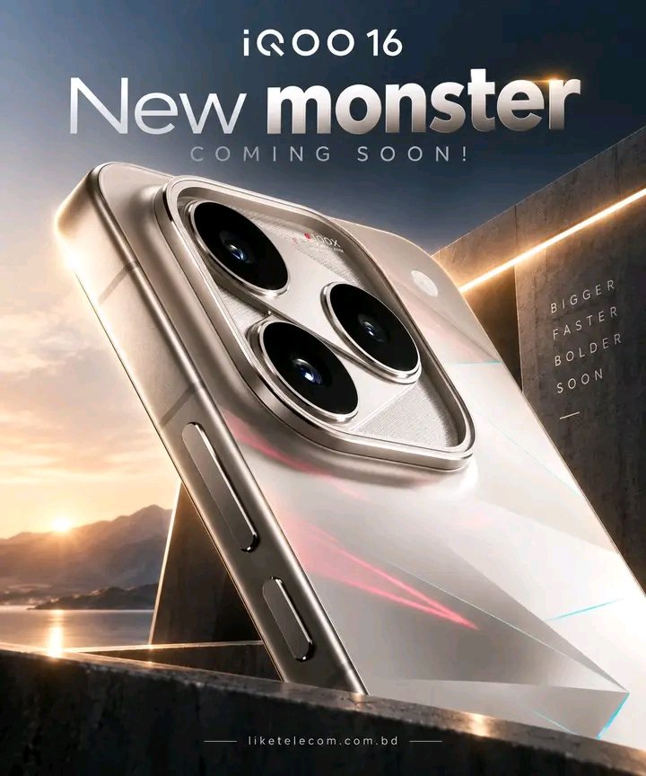 noelmilar's tweet photo. New Monster IQOO 16 coming soon 
It has Snapdragon 8 elite extreme Gen 6 (2nm)
6.85” 2k+166hz refresh rate LTPO Samsung M16 OLED flat display 
50 Megapixel triple rear camera 
32 Megapixel selfie camera 
LPDDR6 RAM
8400 mAh battery 
100W Fast Charging 

#iQOO #Phone #online https://t.co/fe0XwOCFi4