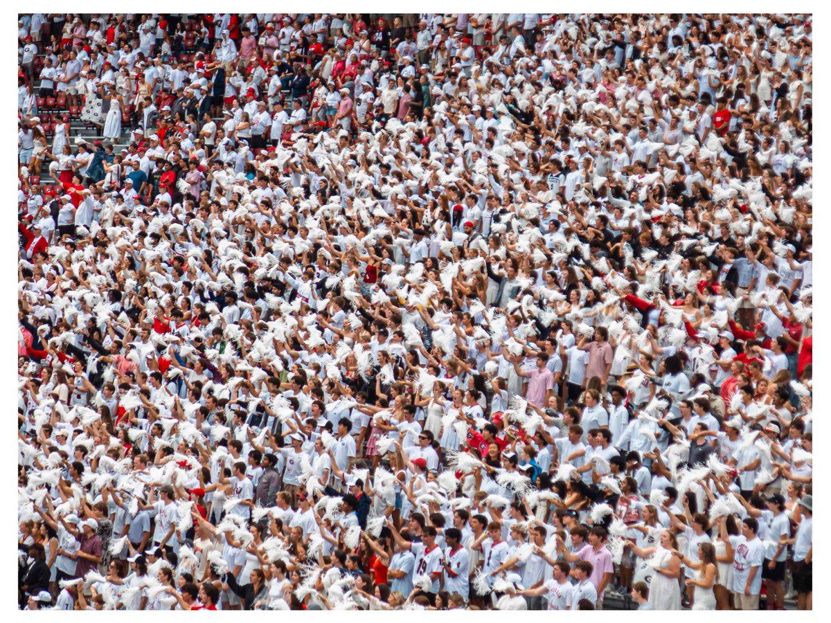 JawaviFilms's tweet photo. Scenes from today’s whiteout in Sanford Stadium. Dawgs by 50!

Shot on @CanonUSA https://t.co/dFtazPvwQ3