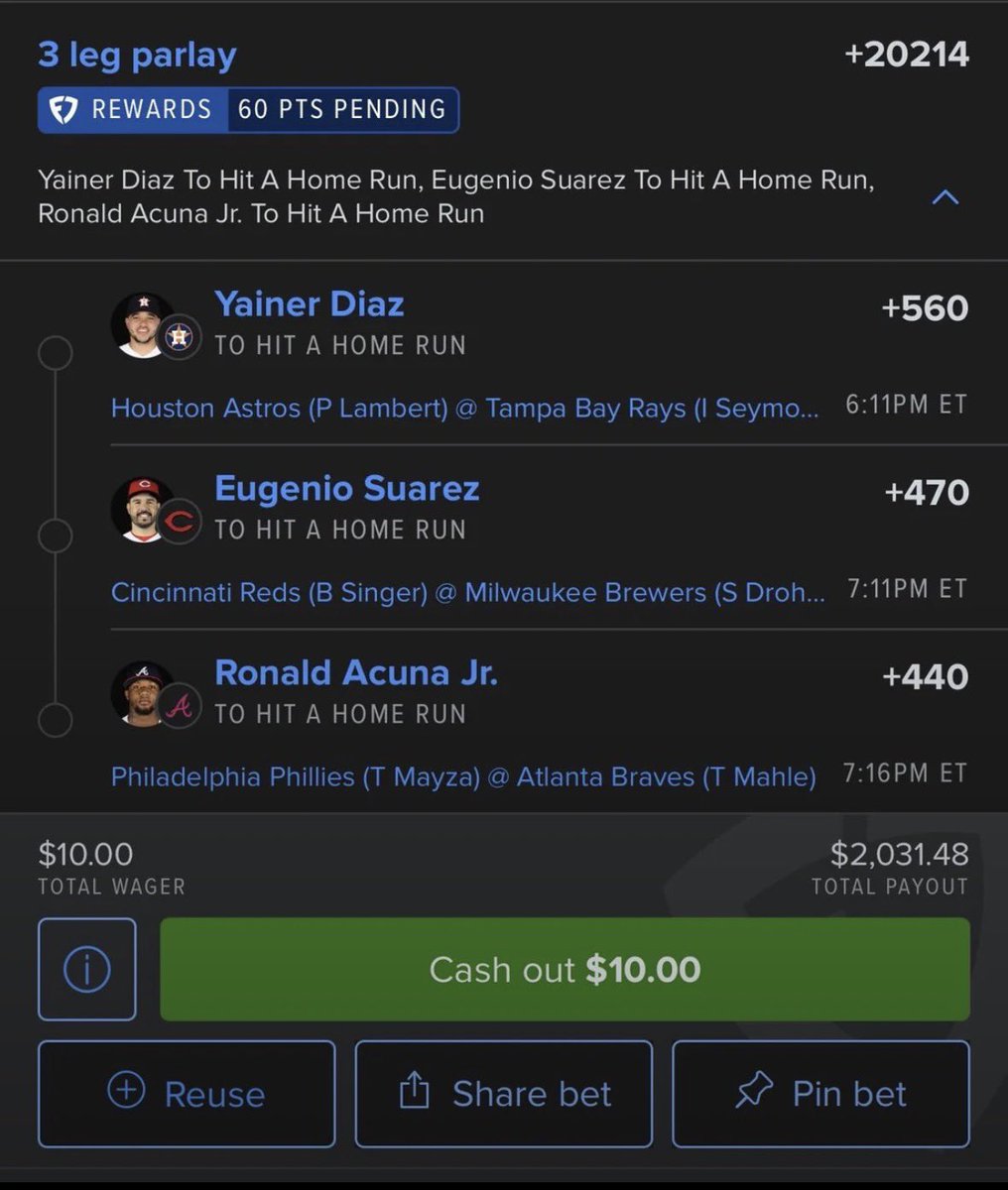 TheJTPicksPro's tweet photo. Saturday Dingers 💰@MLB #MLB 
@Playbook https://t.co/nEFov3IjNF