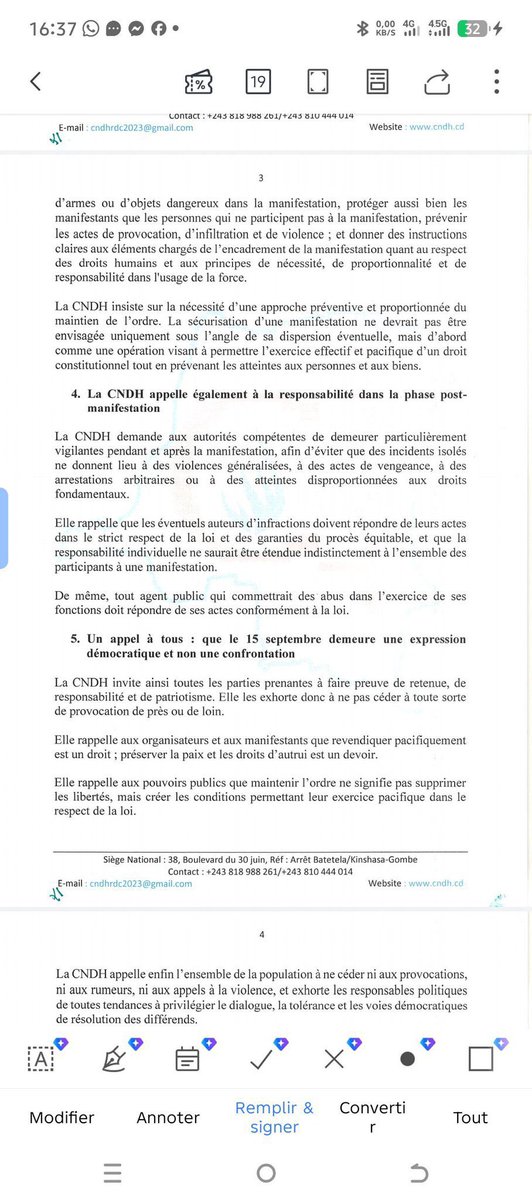 IsralMutombo11's tweet photo. Marche de la C64 du 15 septembre : La CNDH appelle à la retenue et met en garde contre toute incitation à la violence lors du rassemblement annoncé le 15 septembre à Kinshasa, en rappelant que la manifestation doit rester pacifique et compatible avec la Constitution. https://t.co/kHbtvm1T4K