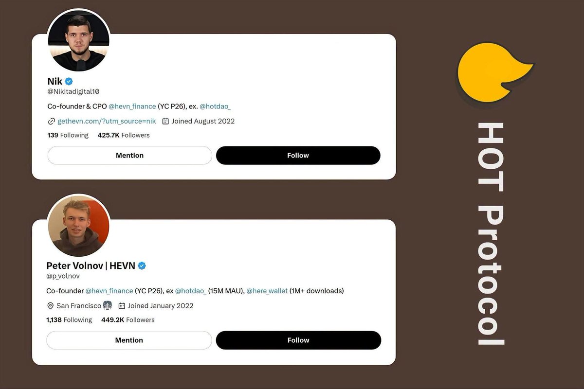 EngineerAdam123's tweet photo. HOT Protocol update 

Seems like some of the founders have moved on to build HEVN Finance.

If that’s the case, then the HOT community deserves transparency and clarity on what happens next.

People spent years mining, supporting, promoting and building around HOT, so they deserve to know the team’s real plans for the project and its future.

At this point, the community should come first. They deserve answers, not silence.