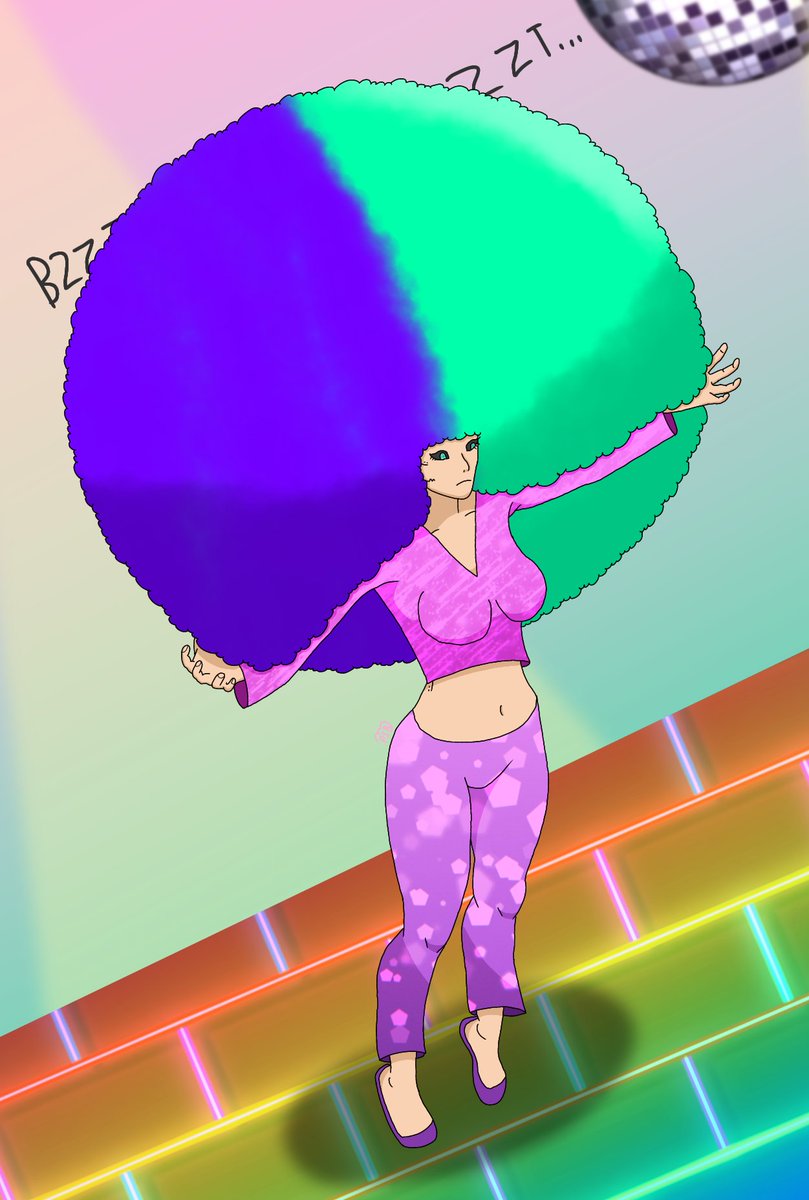 PokeSmashBros1's tweet photo. Just a normal female disco dancer and is totally not a robot.

#robotgirl https://t.co/UQjOJew6lu