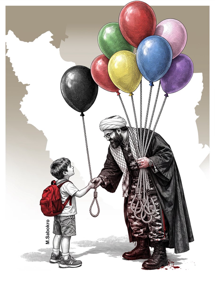 sabokro18446's tweet photo. Under Iran’s totalitarian Islamic regime, children are at greater risk than any other citizens, because children are the first victims of a power that will stop at nothing to preserve itself.
#children #childrenrights #unisef #i̇ran #sabokro #stopexecutio https://t.co/uRnR37R8cq