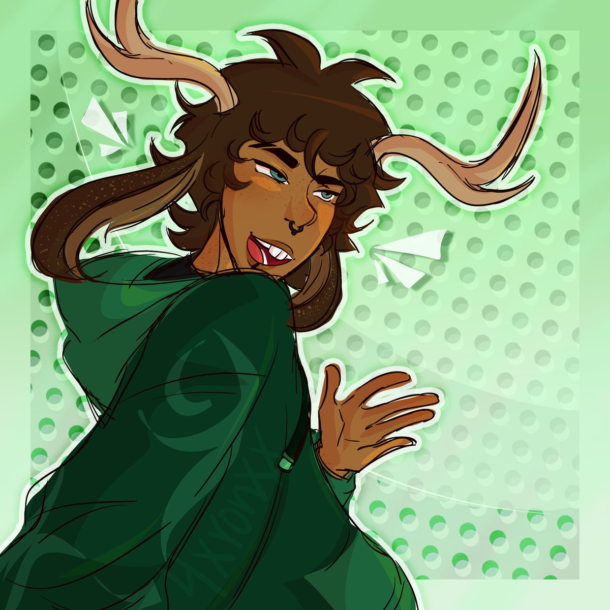 4xronxx_'s tweet photo. #OCart #OCs #OC #originalcharacter #originalcharacters #jackalope #idkhowtospell #ibispaintX #ibispaint #drawing #doodle #latenightdoodles #imsotiredofactinglikeimfamous #anywayshelloguys #ilovemyocs https://t.co/sOVVhRQI7x