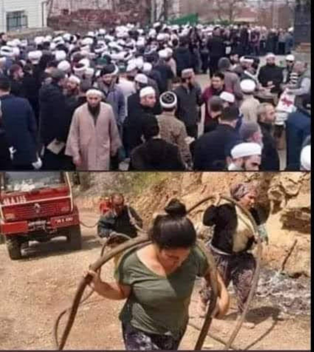 TotemVeHelva's tweet photo. Kadınlar kötüdür kadınlar şöyle böyledir diyen yobazlar, kadınlarımız bakın canla başla yangınlara su taşıyor.
Siz nerdesiniz..? https://t.co/ieRVzV0WGq