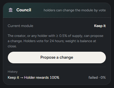 Emby_curve's tweet photo. Hey @embercurve - @biiiiymeister, quick question.

The proposal showed 1 wallet · 1 yes before voting closed, but it ended up marked as Failed.

Any idea why it didn’t pass? https://t.co/BLfTZMJTIu