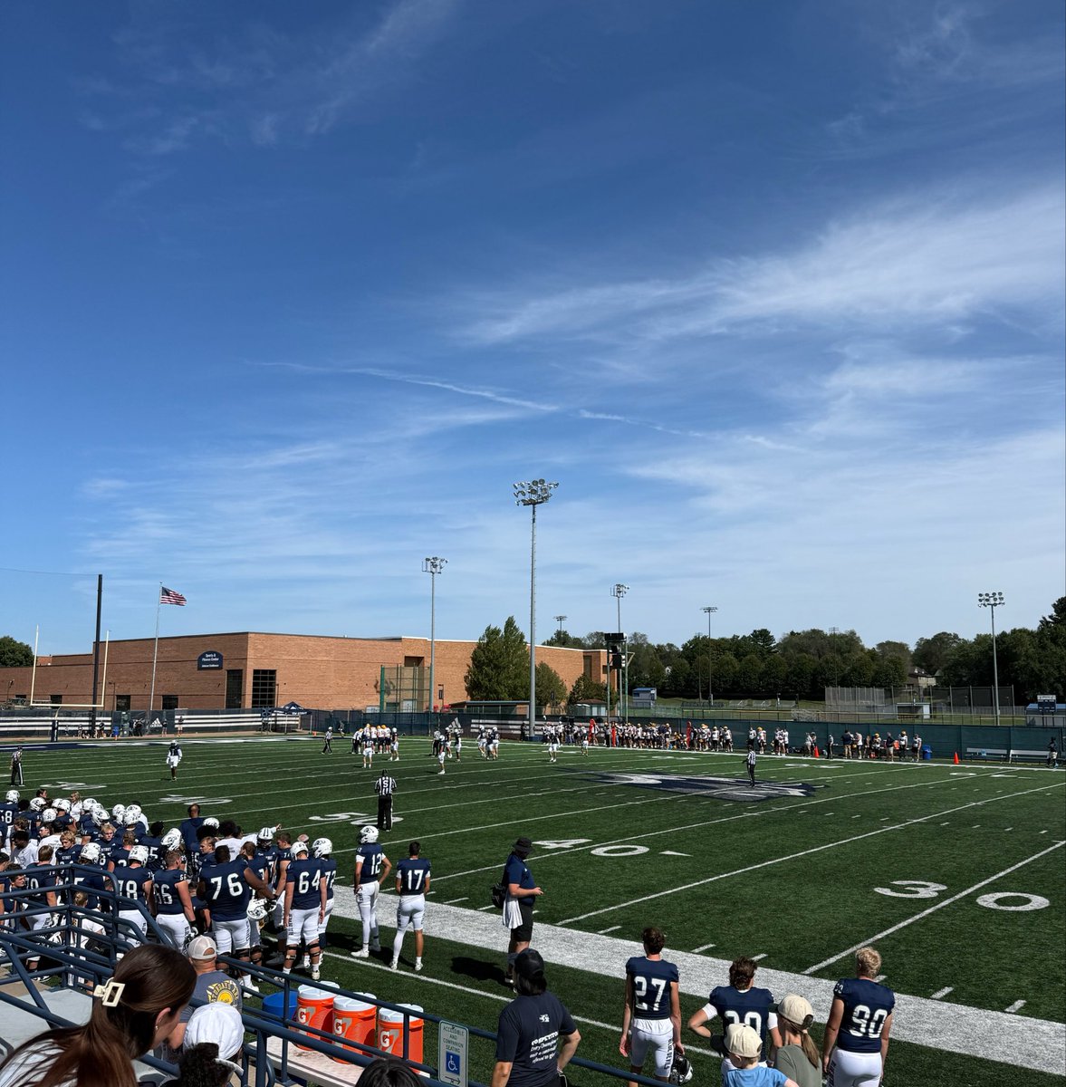 BlueDevilsWBB's tweet photo. Home Opener + Team Tailgate ➡️ @UWStoutFootball WIN!! 🤩

#GDTBABD #RollDevs 😈💙 https://t.co/9hKfZLmvXp