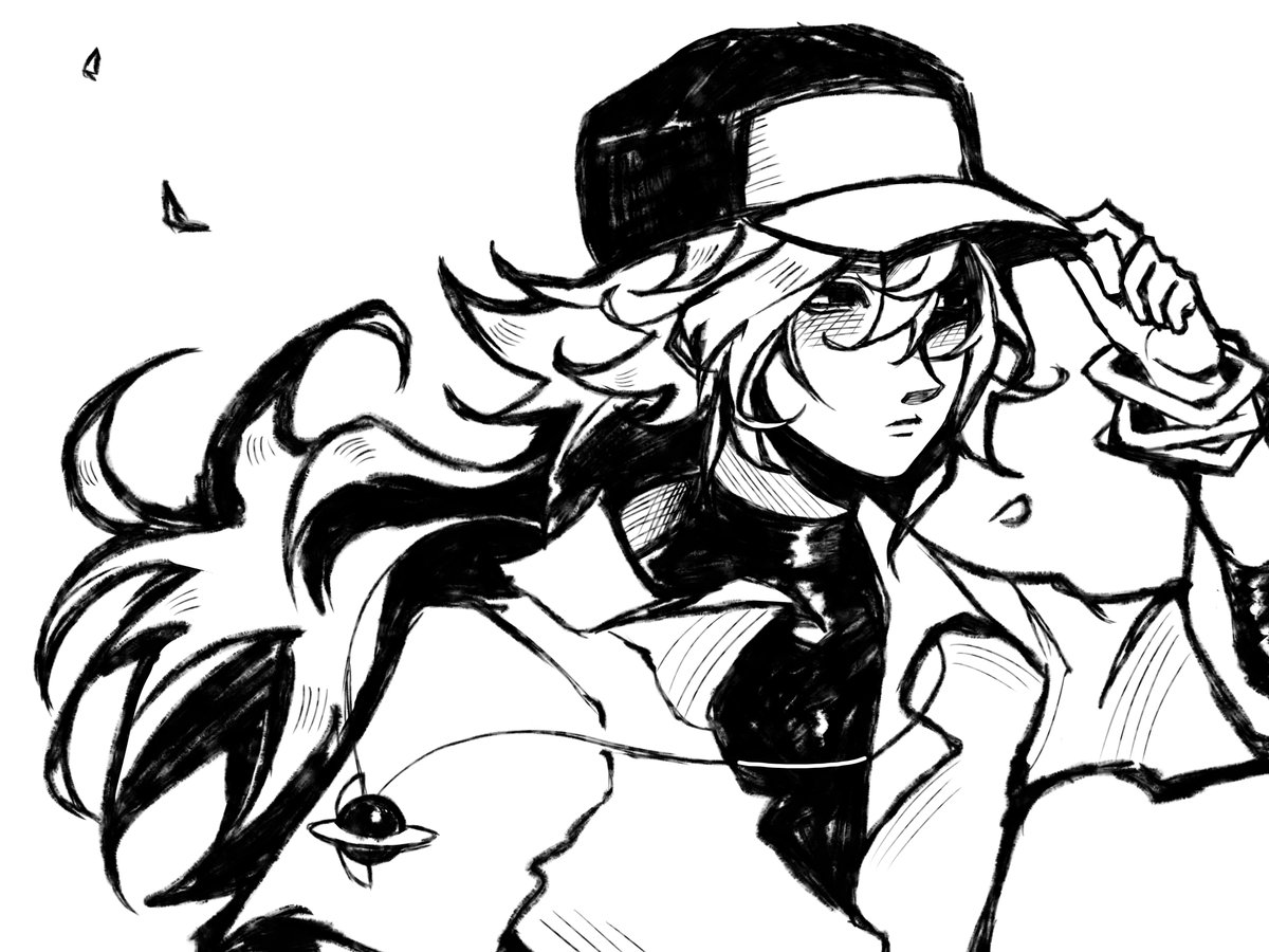 hangi3z's tweet photo. some pokemon b&amp;w doodles! https://t.co/HFrw5qTwcp