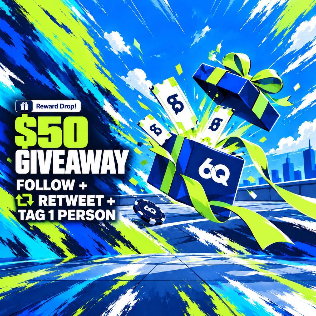 rgLyCS's tweet photo. 🎁$50 GIVEAWAY💙

To enter:
✅Retweet &amp; Like,
✅Follow: @rgLyCS, @sixqnetx,
✅Tag a friend.

‼️Check out their telegram for more giveaways: https://t.co/lNPXMOzYzx.

🍀Good Luck!
⏰Ends in 7 days!

#CS2 #CS2Giveaway https://t.co/rngPm4xKsL