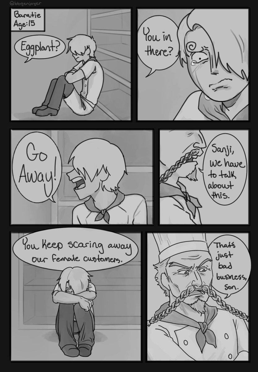 bbgenjoyer's tweet photo. Childhood #sanji #ONEPIECE〜 https://t.co/bVCGqha4jL