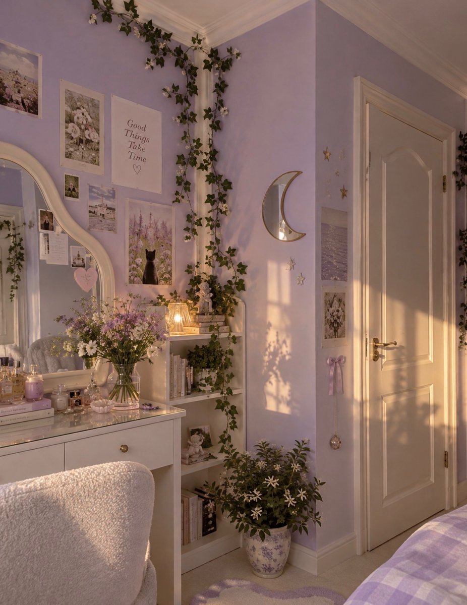 insperarise's tweet photo. lilac room corner 🪻 https://t.co/E9T4VuF3NK
