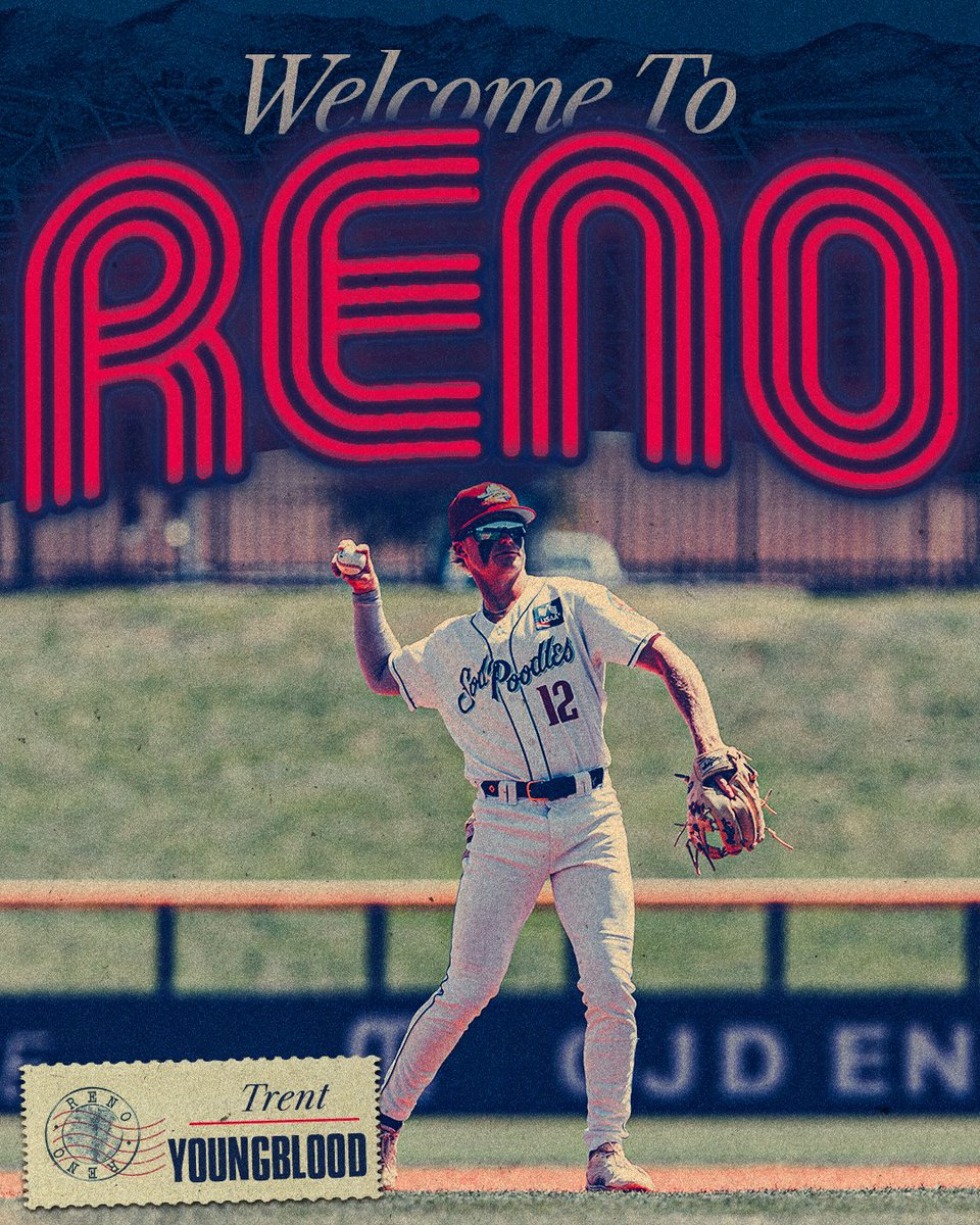 Aces's tweet photo. Youngblood ➡️ Reno

The @dbacks have transferred OF Trent Youngblood to Triple-A Reno! https://t.co/CMc3FO9dXN