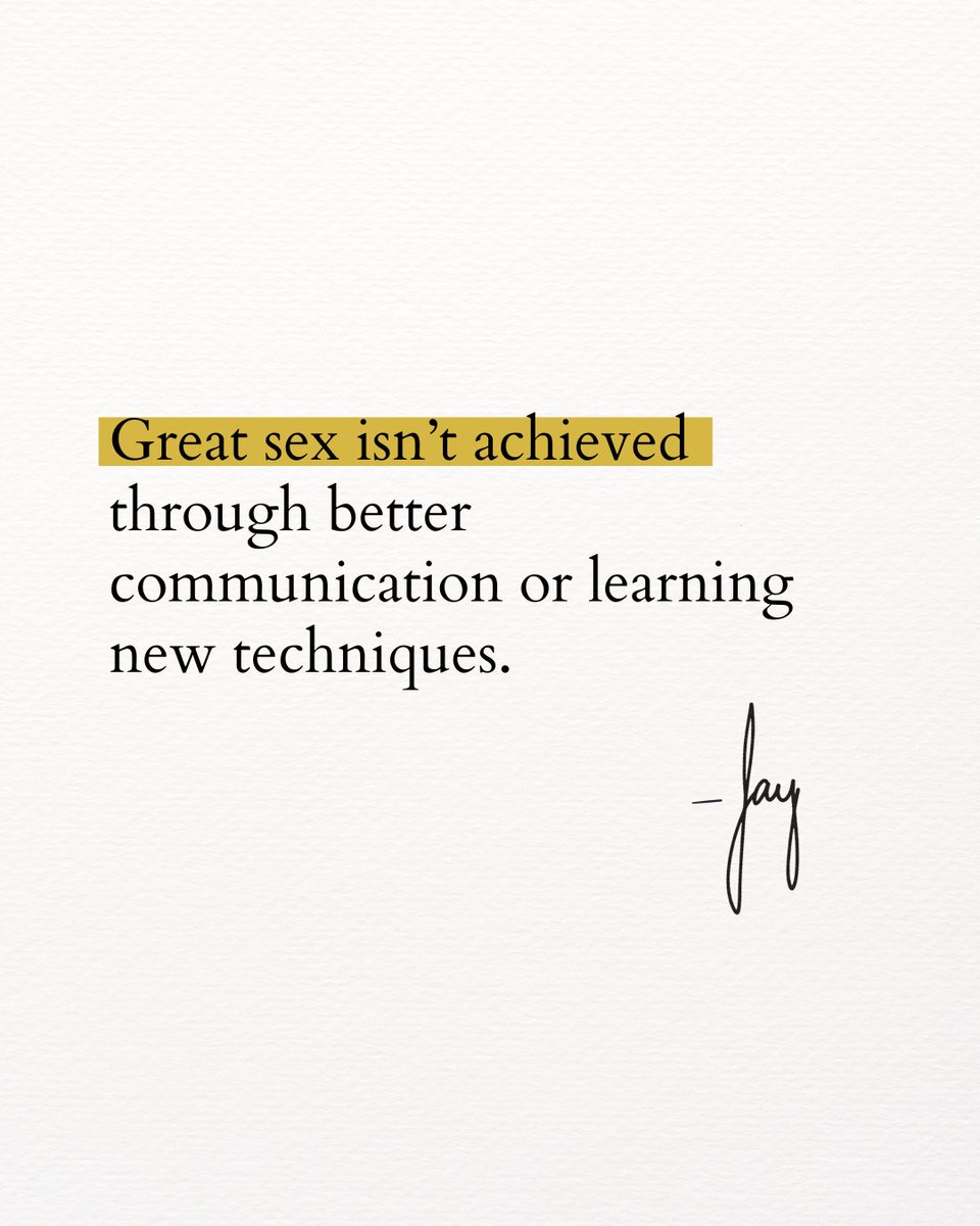 _jaystringer's tweet photo. The best sex emerges when we embrace it as a source of revelation, provocation, and healing.

Instead of seeing sexual difficulties as obstacles to overcome or a sign that you shouldn't be with your partner, the invitation is to view them as a road map to more fulfilling sex. https://t.co/UyNgu4UCiu