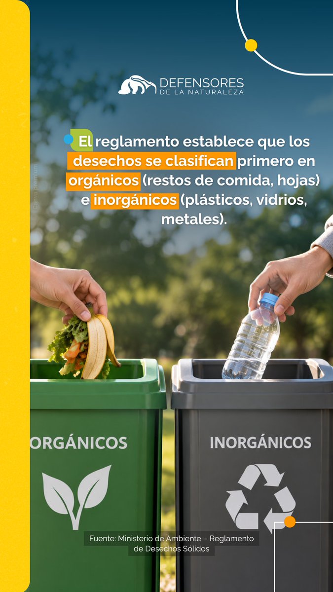 Defensores_FDN's tweet photo. 🌿✨ #TriviaDefensores ♻️
¿Sabes cuál es la clasificación primaria de los desechos sólidos según el MARN? 🤔🌎
💬 Pon a prueba tus conocimientos y descubre la clasificación puede ser el primer paso para cuidar nuestro planeta. 👇
#DefensoresGT #EducaciónAmbiental https://t.co/o7rHeC9YCd