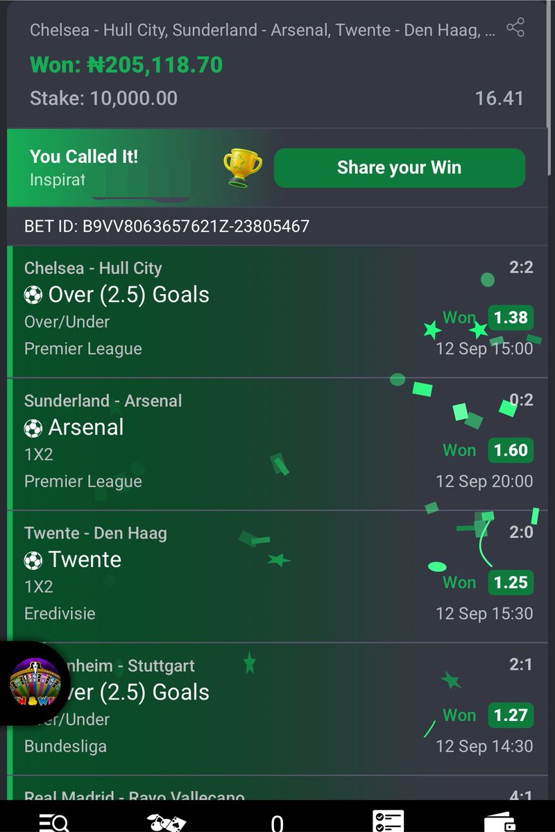ODDSPUNTZ's tweet photo. 16 odds won 🏆 

Cheers to those who played 

https://t.co/I1Xg2O2OlR https://t.co/e1uiQQKBIA