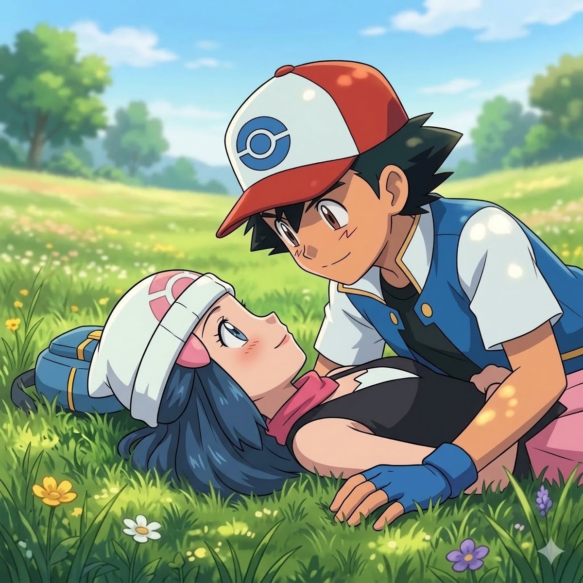 Fanpokemon3456's tweet photo. PearlShipping💙🖤💓
#pokemon #Pokemonart #ashketchum #dawn #pokemonhikari #pearlshipping #pearlshippingforever #satohika https://t.co/CyCnic4bUw