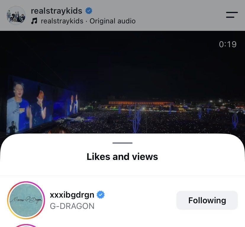 03SKZ25's tweet photo. G-DRAGON liked this post of Stray Kids' performance at Rock in Rio on IG !!!!! Even the K-pop legend couldn’t resist their energy 🥹😭🔥🔥🔥
#StrayKidsNoRockinRio https://t.co/ugYlVkW009