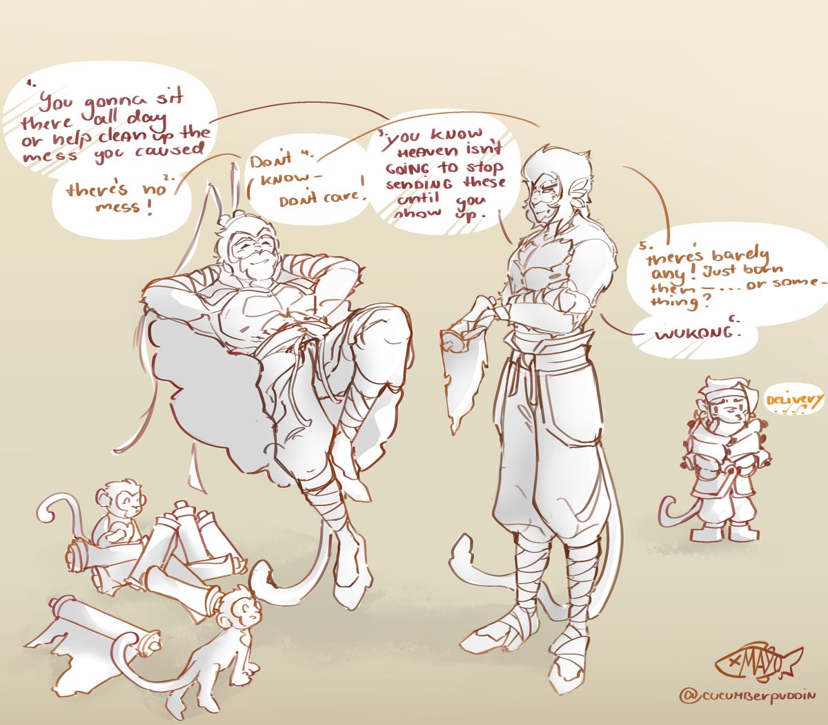 cucumberpuddin's tweet photo. This started as anatomy practice for class, but I just got a little carried away lol
#LEGOmonkiekid #LMKfanart #monkiekid #lmkwukong #lmkmacaque #shadowpeach #lmkmk https://t.co/a3cYr1C0UZ