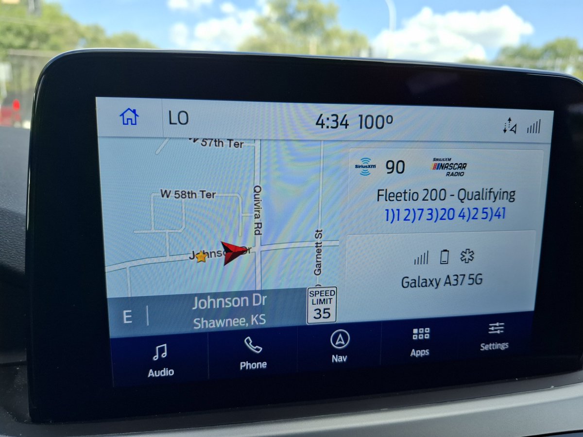 keenerdon's tweet photo. @Ford Need an update, SiriusXM not showing live events on @SiriusXMNASCAR https://t.co/D5C5KMcAVO