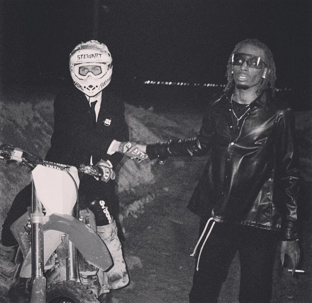 pbcrelated's tweet photo. Playboi Carti alongside off-road racer Trevor Stewart 🏍️ https://t.co/GhXULN74or