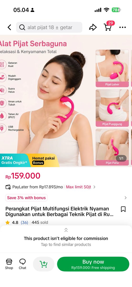 Ichavarma_'s tweet photo. tiktok shop built different

demi allah wa ndak pernah search apapun yg berhubungan beginian https://t.co/5JgXFsJ62b