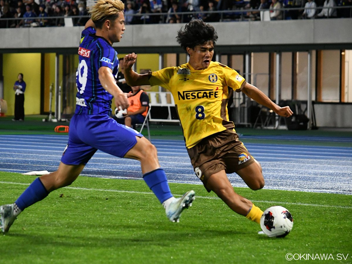 OSV_official's tweet photo. 📸｜𝑀��𝑡𝑐ℎ 𝑝ℎ𝑜𝑡𝑜 
小堀ハットトリックで今季初勝利!!

第28回 #jfl 第3節 9月12日（土）18:00 
#沖縄SV 4-1 #ラインメール青森
（前半1-0）
（後半3-1）
 沖縄SV得点者： 
18FW #小堀空 ×3
13MF #村田達哉

https://t.co/h8Yu5gPhWO
 
#okinawasv #okinawasoccer https://t.co/11f6EpBmoj