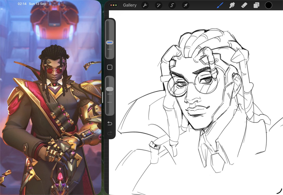 troia_ow's tweet photo. support queues are crazy so ill just draw doctrine instead https://t.co/p71IT0ClLB