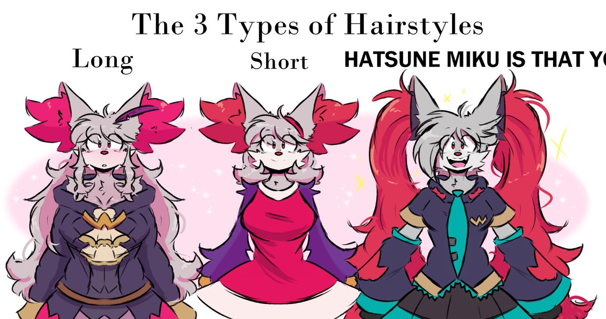 Dapuffster's tweet photo. Did you know that a Delphox can have up to three different types of hairstyles? https://t.co/TQqIQIWyEm