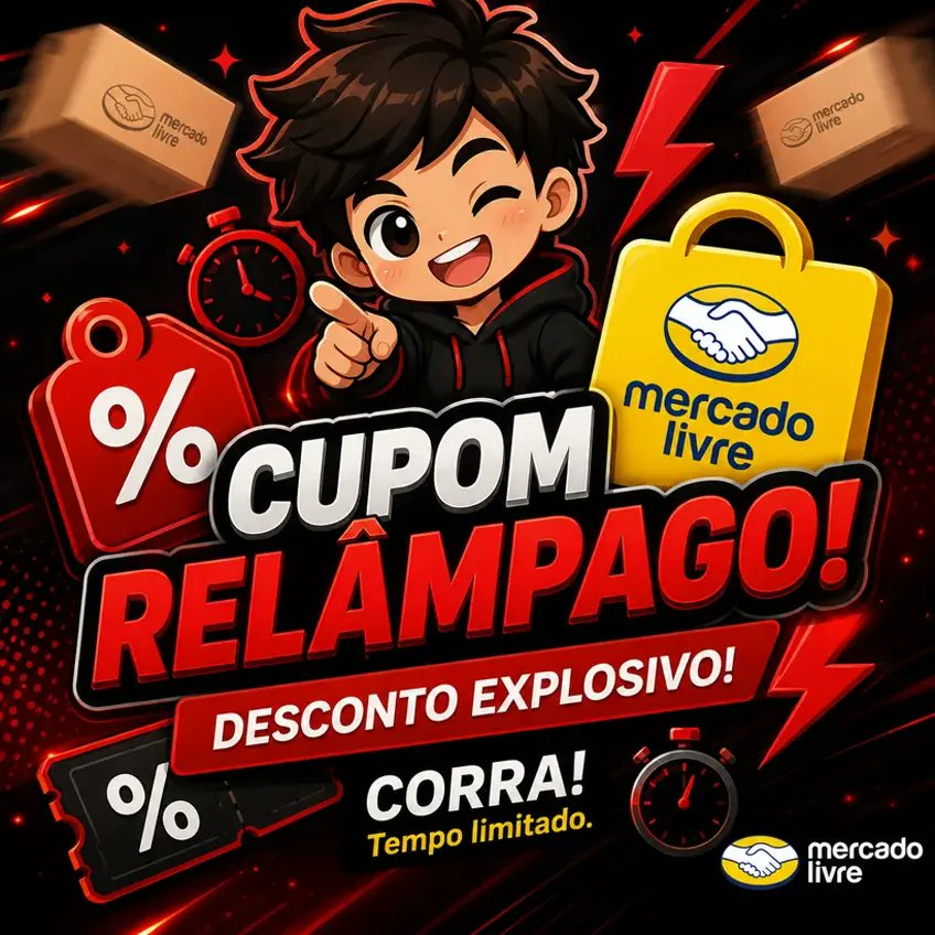FROfertas's tweet photo. 🔥 PRÓXIMO CUPOM 25% OFF MERCADOLIVRE! 📱 (SÓ APP)

👉 Resgate agora e use Meia-Noite

•Tutorial para resgate:
1 Entre no APP do Meli aqui: https://t.co/NX1qpN6Rn2
2 Clique em "Mais" no rodapé do APP
3 Depois clique em "Cupons relâmpago”
4 Resgate o cupom https://t.co/5soog1ryr3