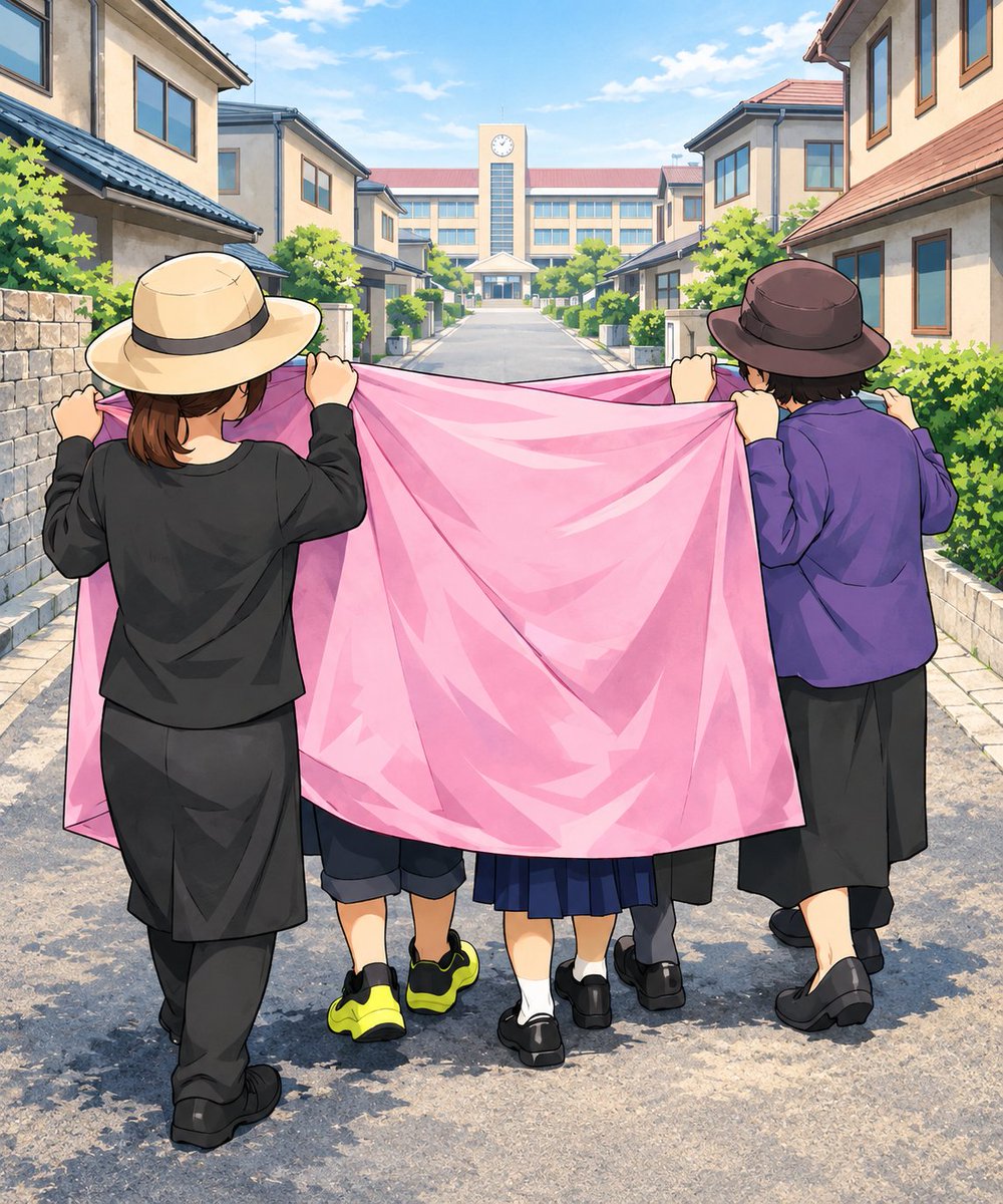 XXI19xBepg14886's tweet photo. 連れ去られてから数日間は、子どもたちと一緒に学校まで歩いていました。

ところが、その数日後から。

朝の登校時、妻と義母がブルーシートや傘を使い、父親である私から子どもたちの姿を隠すようになりました。

「これからお父さんと遊べなくなるの？」

そう聞かれてから、わずか数日後のことでした。

親子が普通に顔を合わせることさえ難しくなりました。

そしてここから、
今も続く親子断絶が始まりました。

あれから、もうすぐ5年。

#親子断絶