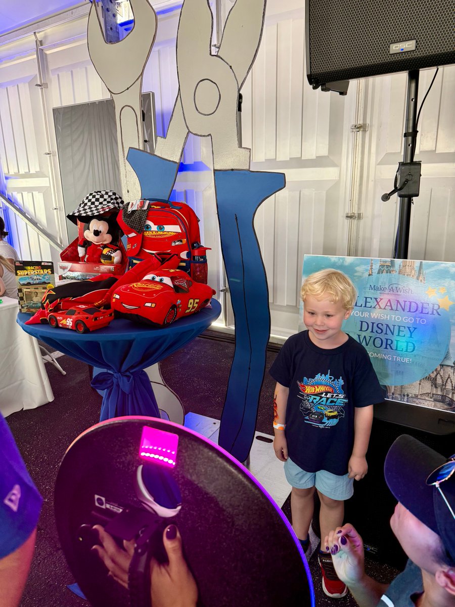 wwt_inc's tweet photo. Alex loves cars, so when it came time to reveal his wish through @MakeAWishMOKAN, @WWTRaceway was the perfect pit stop on his journey to the happiest place on earth!

Inside our WWT Hospitality Tent, surrounded by our employees, his family and the Make-A-Wish team, Alex found out his wish is coming true: a trip to Disney World!

Thank you to the team at Make-A-Wish for the opportunity to be part of Alex's story!