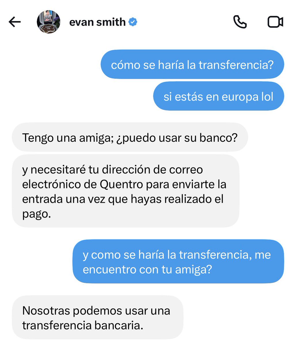 hazelhrt's tweet photo. cuenta de EUROPA, creada este año , con redacción sacada de chatgpt y vendiendo entradas mediante su amiga haciendo spam en todos lados, lol
para rematar, el estafador fracasado ni siquiera sabe cómo se ven las entradas
#BTS_TOUR_PERU #BTS_LIMA #BTS_ARIRANG_TOUR https://t.co/UqczziKThN