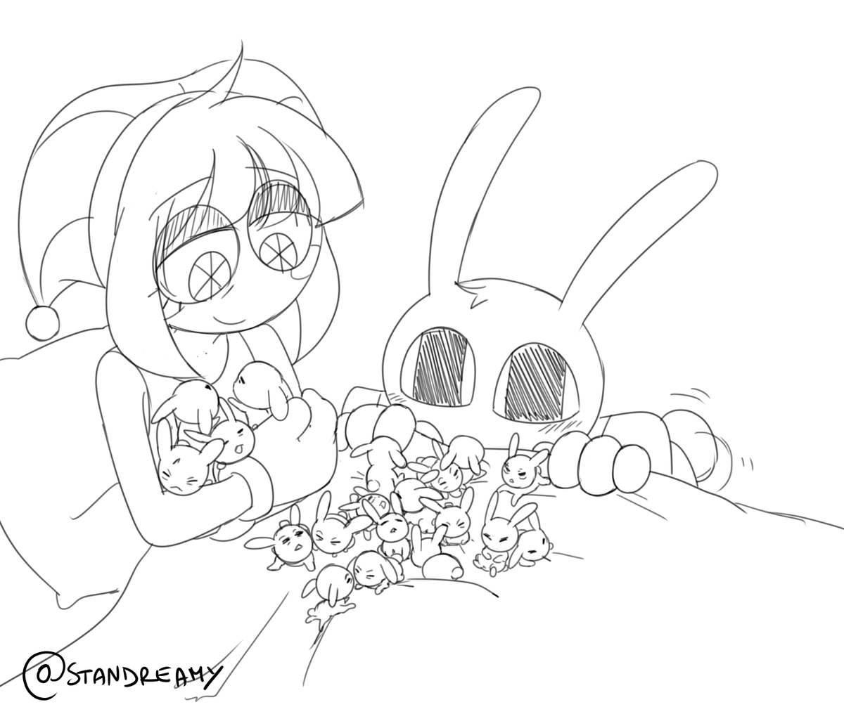 Standreamy's tweet photo. Meme born from a very cursed convo on a server with moots.

#funnybunny https://t.co/X69fDZqCUF