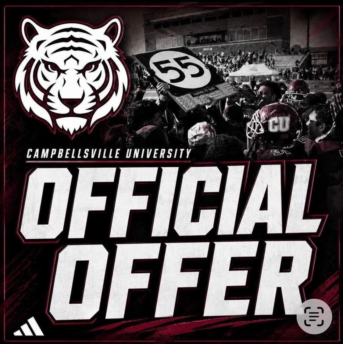 bonescl28's tweet photo. After a great day of Football @CvilleTigersFB and even better talk with @BigGribbs44. I am blessed to announce that I have been giving an offical offer from Campbellsville University. All praise to God for giving me the ability to play a game I love 💀
#hailblackcats https://t.co/b7GO8rtxTT