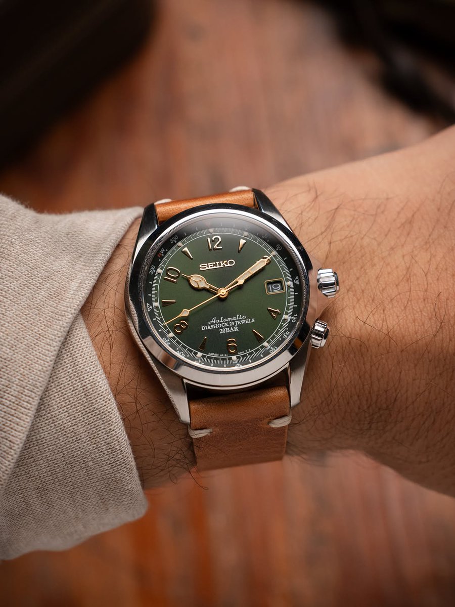 mascdaily's tweet photo. Seiko Alpinist (SARB017) https://t.co/JLpnj8aETb