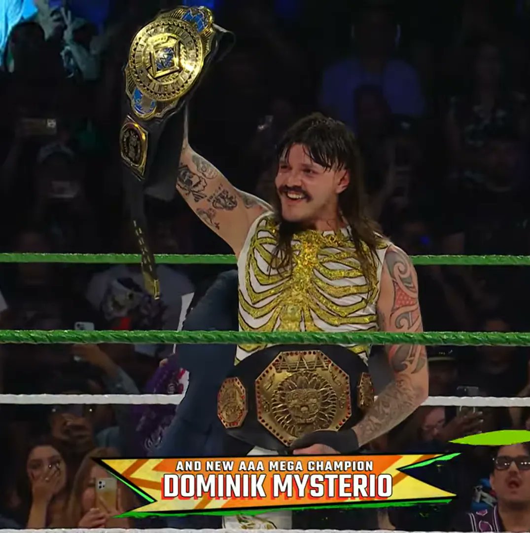 LivandDom_'s tweet photo. Congratulations to this hot and handsome man my Daddy Dom on being AAA Mega Champion
for 1 year now I hope you retain tomorrow no matter what you will always be my champion I will cheer you on too 🥰 @multimalerp https://t.co/ZlBgD25btx