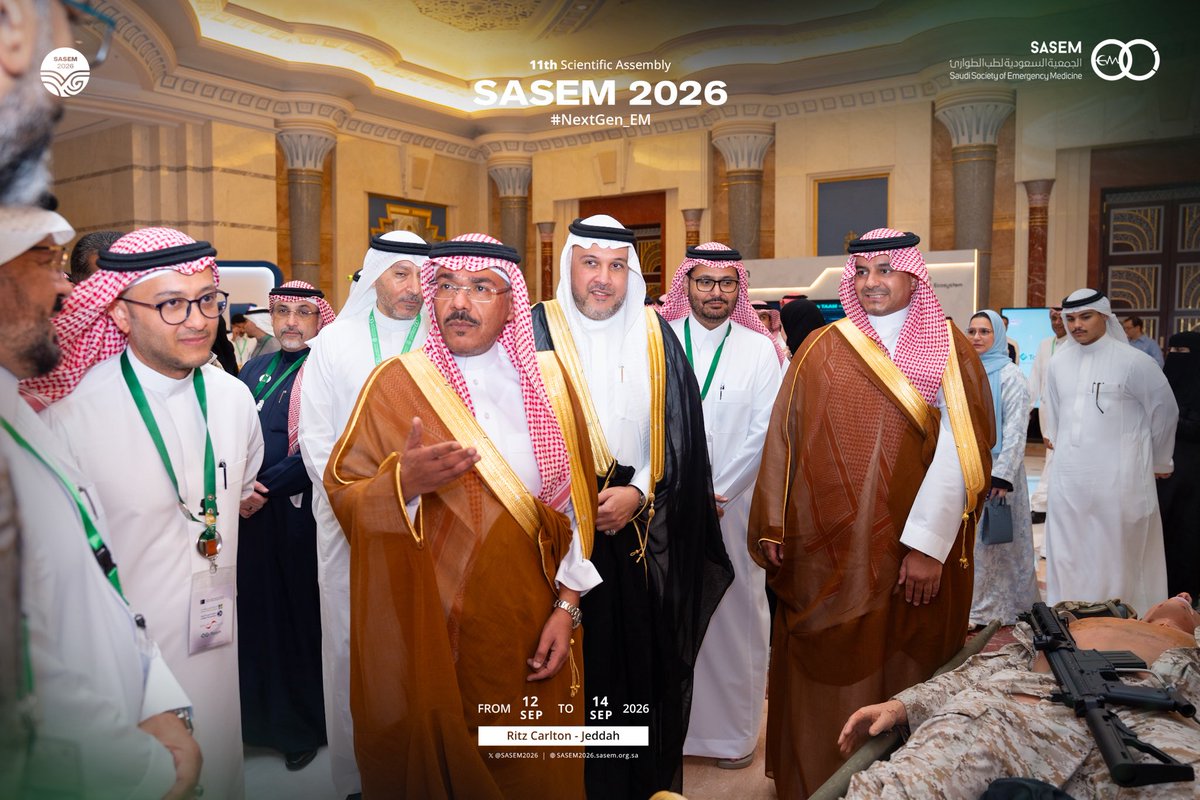 sasem2026's tweet photo. Dr. Mohammed Al-Abdulaali with SASEM2026 team, exploring the conference agenda and taking a closer look at what our sponsors have prepared for you.

The energy is building, and there’s so much to discover! 🔥

#NextGen_EM
#SASEM2026 https://t.co/TcZ4Eaiwlx