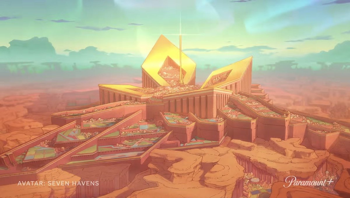 Truegreen7's tweet photo. We are seeing mostly one city out of 7 in the trailer (From my understanding) and even then the real world inspiration has moved from east asia to west/south asia, with a hint of Moebius. I find that cool. https://t.co/HCwEQtUltV