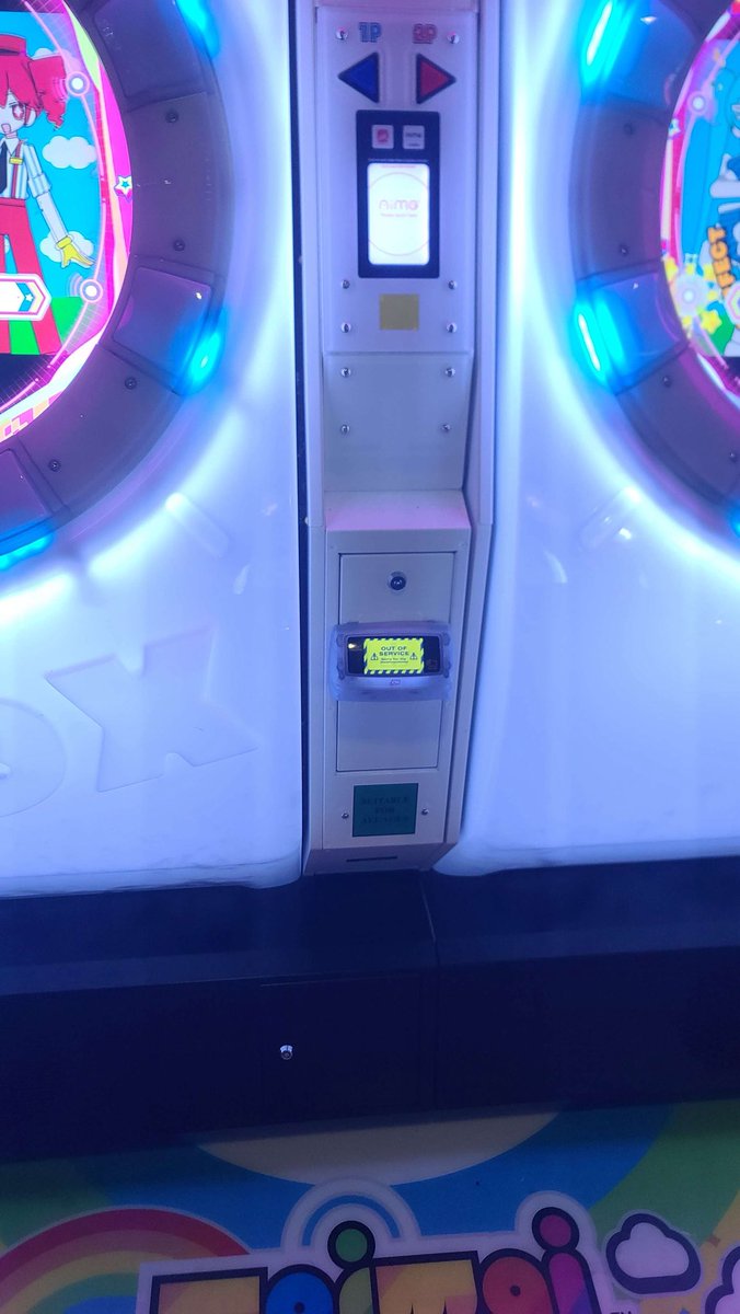 jojobii_'s tweet photo. I love playing on broken machines that don't get fixed across several weeks despite constant reports to staff/management @Round1USA 👍 https://t.co/Bj0PnUzIQP