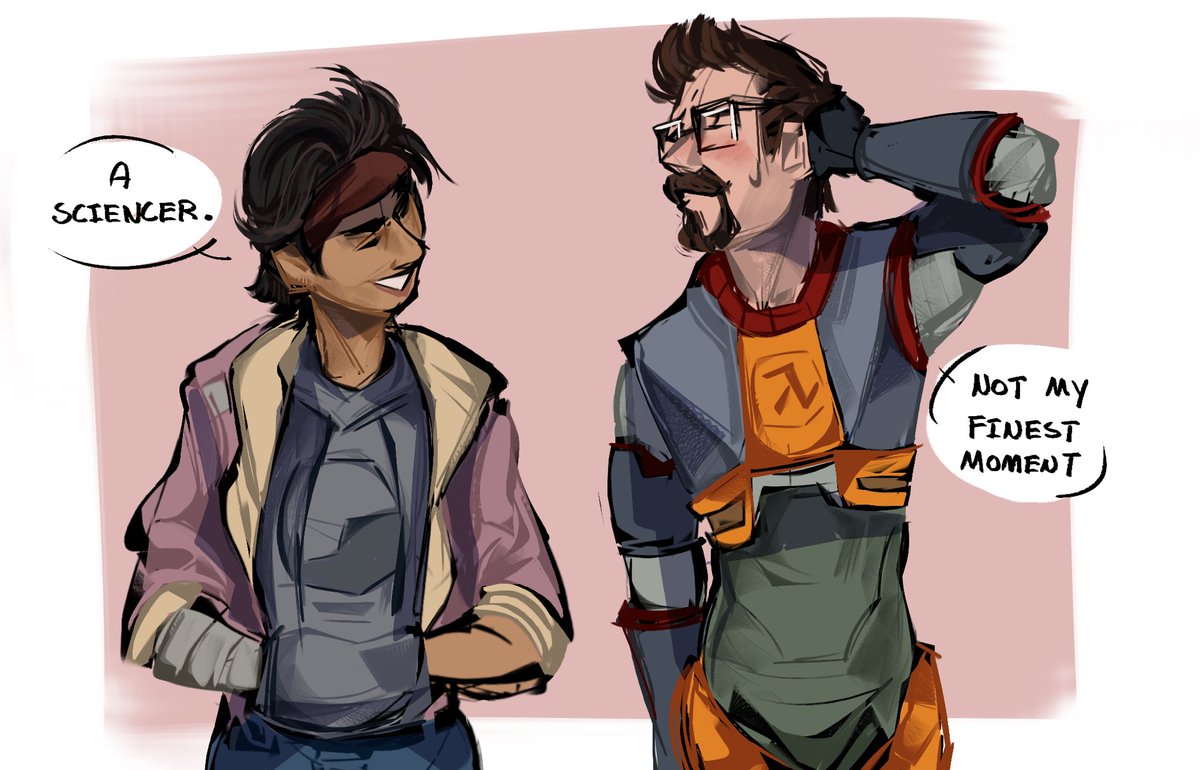narklos's tweet photo. A sciencer! #halflife https://t.co/nPnHoHP8Ey