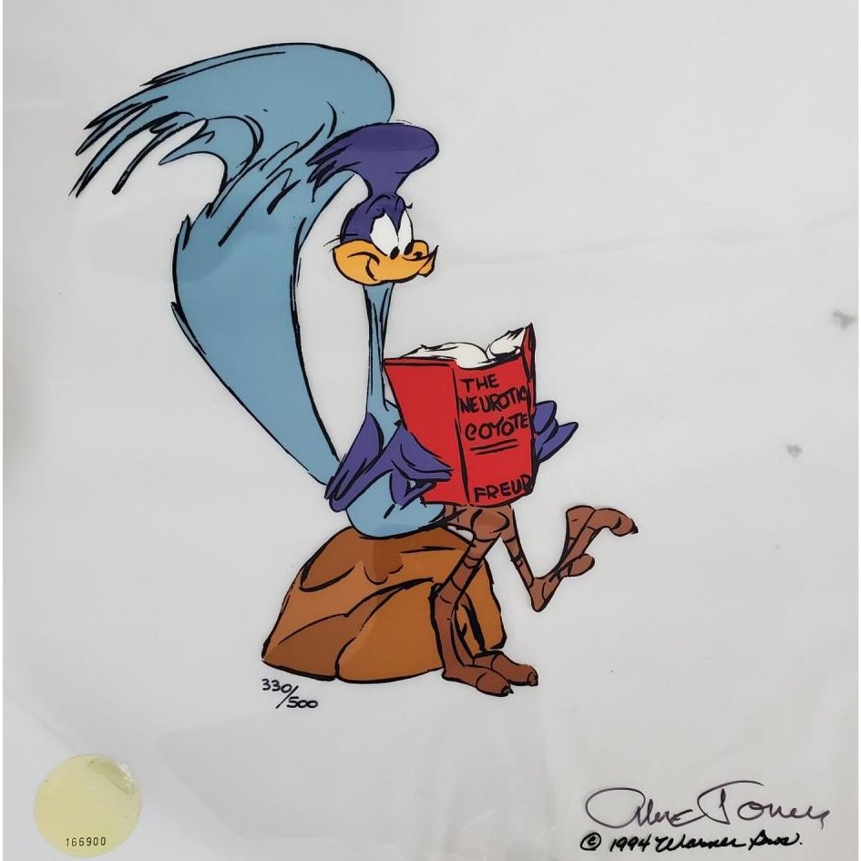schumisnoopy's tweet photo. @Iloveorionmeg99 found better quality ones, wile e book says "acme catalogue" and road runner's "the neurotic coyote" https://t.co/sFT8Bw6UII