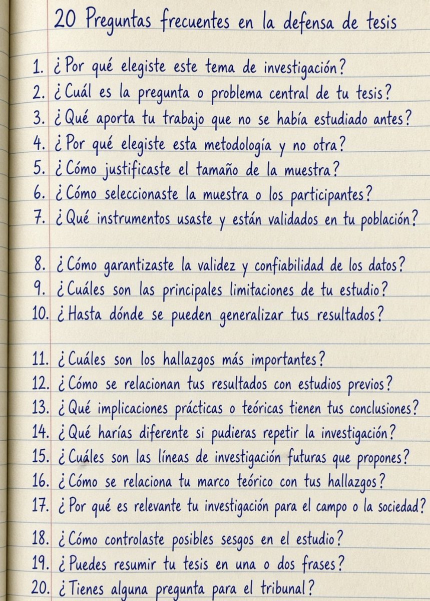 MisterInvestiga's tweet photo. Sustentación de tesis y las preguntas frecuentes
#defensadetesis #tesis #TesisPasoAPaso https://t.co/FKHozytddj