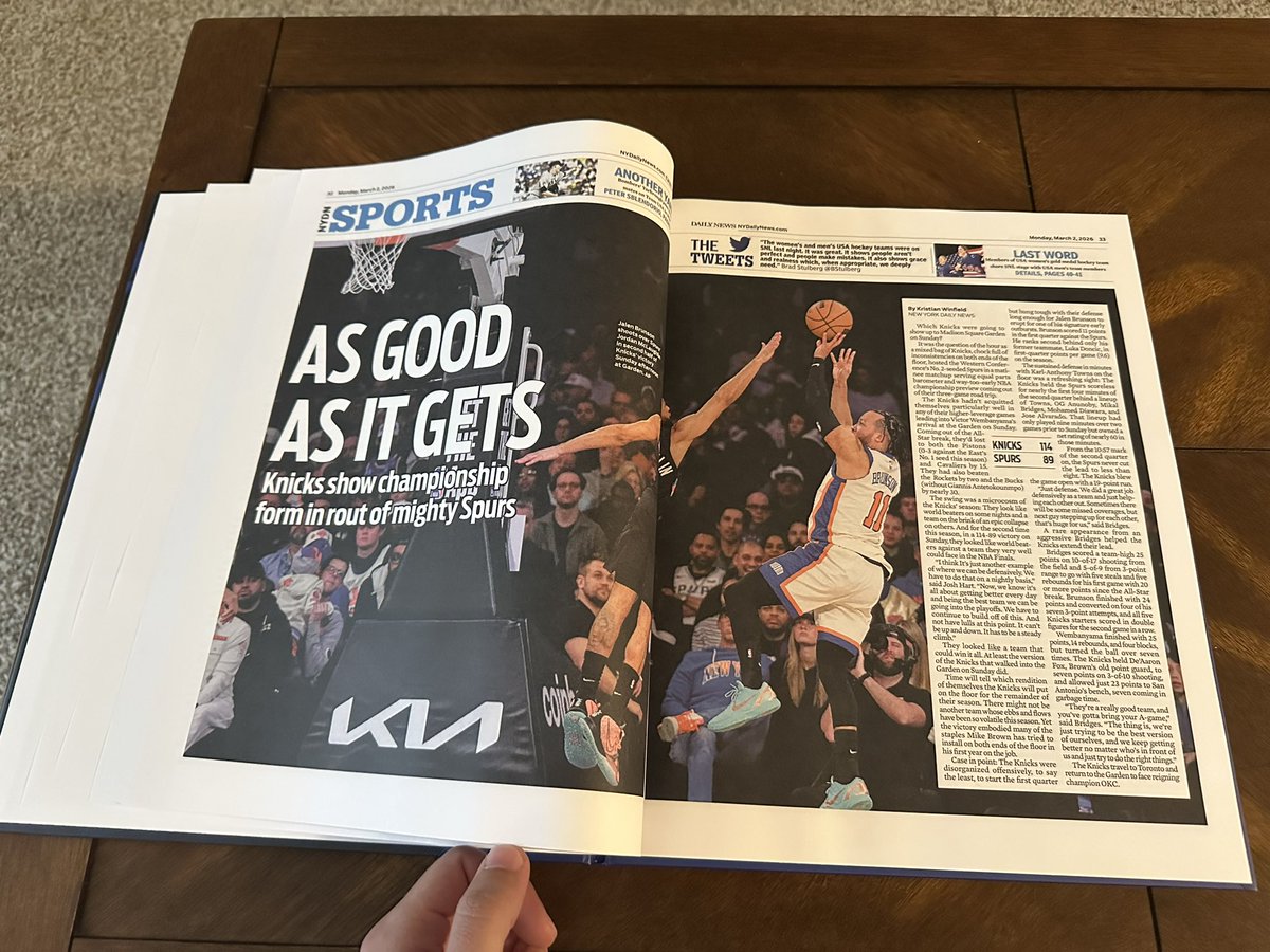 mistiiprod's tweet photo. Parents got me a crazy gift. Whole seasons worth of newspaper headlines in chronological order https://t.co/FqN9nDXQPA