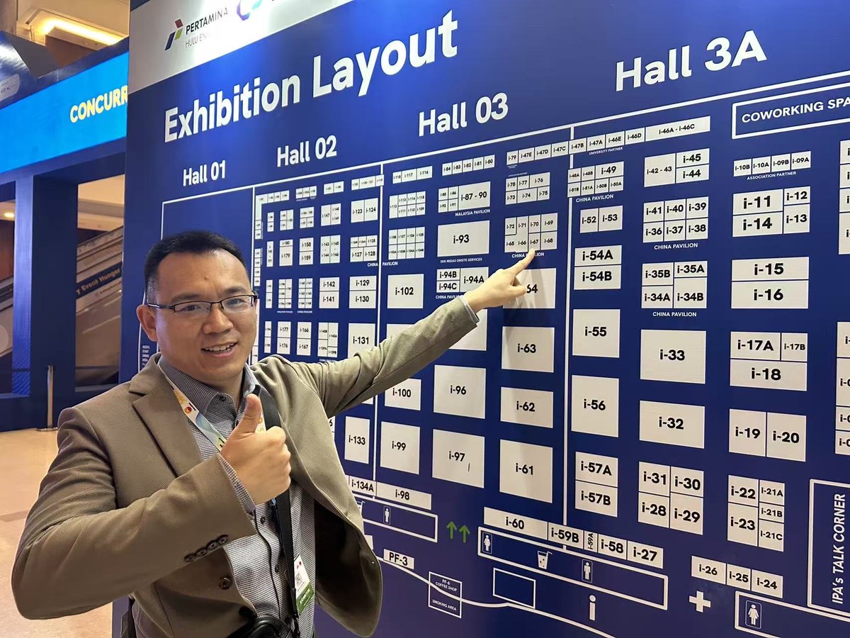 MonyingMa's tweet photo. Indonesia exhibition 
#tricone bit #PDC bit#well drilling https://t.co/J9O1hHfYQs