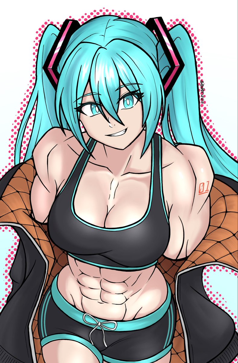 saderuuu's tweet photo. every miku is canon! https://t.co/dyLlCEJ67V