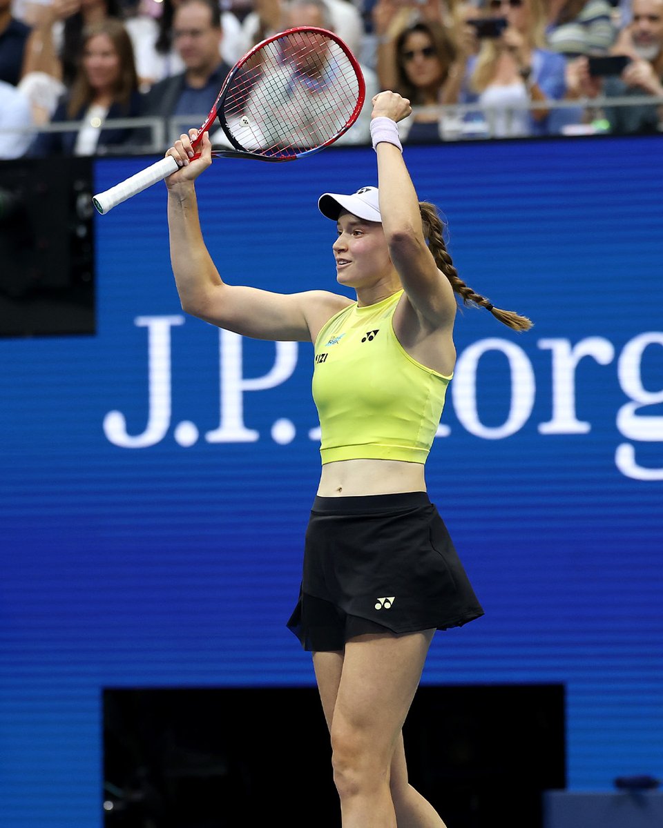 TennisChannel's tweet photo. A celebration that's worth a thousand words 🫶 

#USOpen https://t.co/LkkllQZdy6