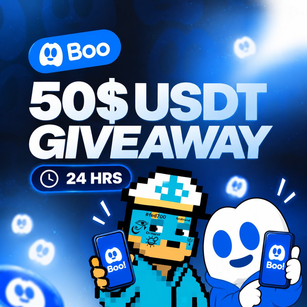 ClickOnChain's tweet photo. 🏆 50$ in $USDT Giveaway

✅ Like + RT +🔔
✅ Follow @playbootlg
✅ Tag 3 Friends

⏰ 24 hrs https://t.co/mgTZrrjuvI