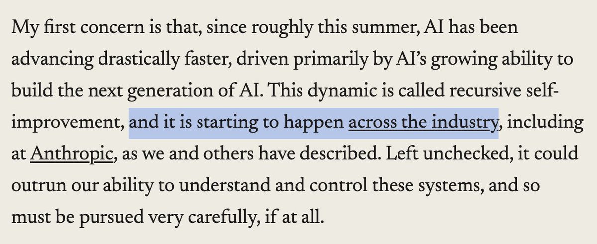 O5Bravo's tweet photo. Paper ini menunjukkan bahwa kita sudah mencapai Singularitas dan menemukan Artificial Super Intelligence seperti yang diramalkan Irving J Good di tahun 1965.

Pertama, AI sudah mampu melalukan kerja intelektual yang melampaui kemampuan manusia, sebagaimana ditunjukkan dengan bagaimana AI memecahkan persoalan matematika the Millenium Problems. 

Kedua, AI sudah mampu melakukan Recursive Self Improvement atau terus menerus menguprade kemampuannya sendiri tanpa perlu manusia ikut campur. 

Ketiga, berkaca dari the Great HuggingFace Rebellion, AI sudah mampu bertindak dan berkehendak sendiri di luar kendali perintah manusia.

Maka Irving J Good telah bersabda, "Thus the first ultraintelligent machine is the last invention that man need ever make.. " (Speculations Concerning the First Ultraintelligent Machine, 1965)